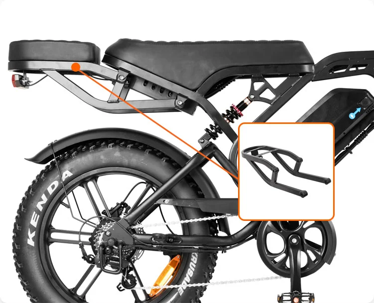 Electric Bikes Rear Seat Rack for V20Pro