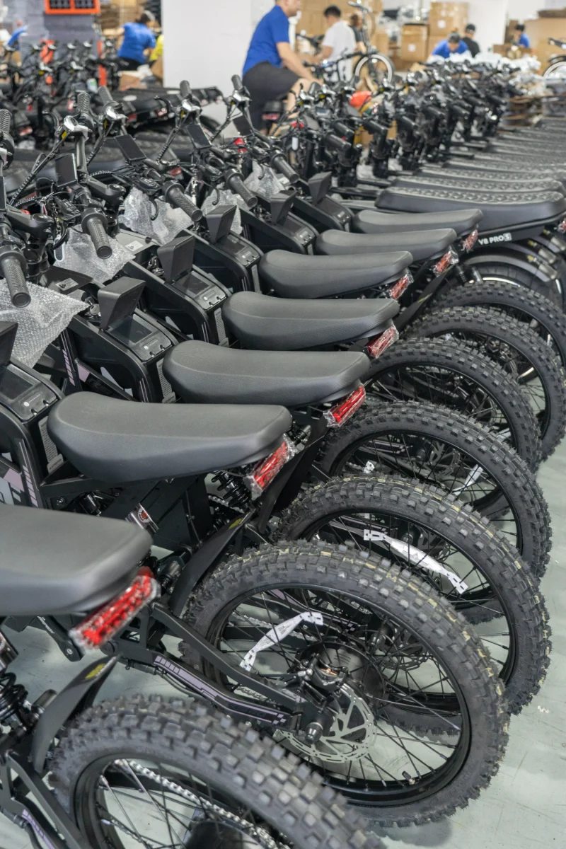 All Terrain Fat Tire Electric Bike with Long Range Dual Battery Options